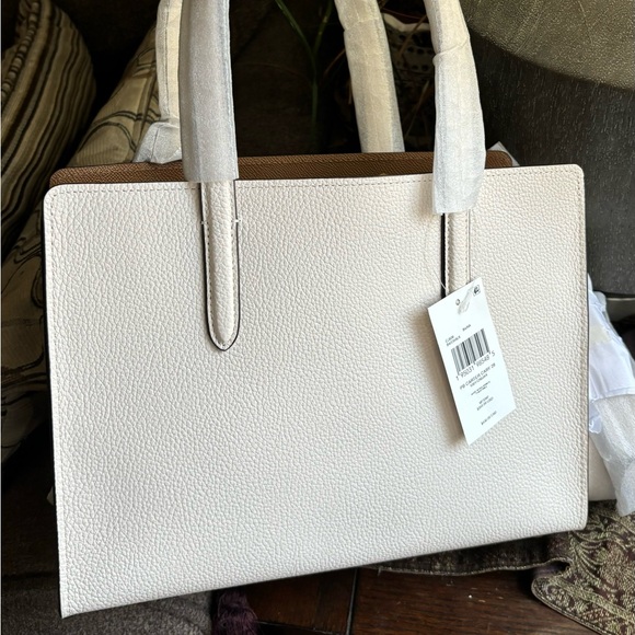 Authentic COACH 1941 pebbled leather 3 compartments 2way zip Satchel/Crosby - Picture 14 of 16